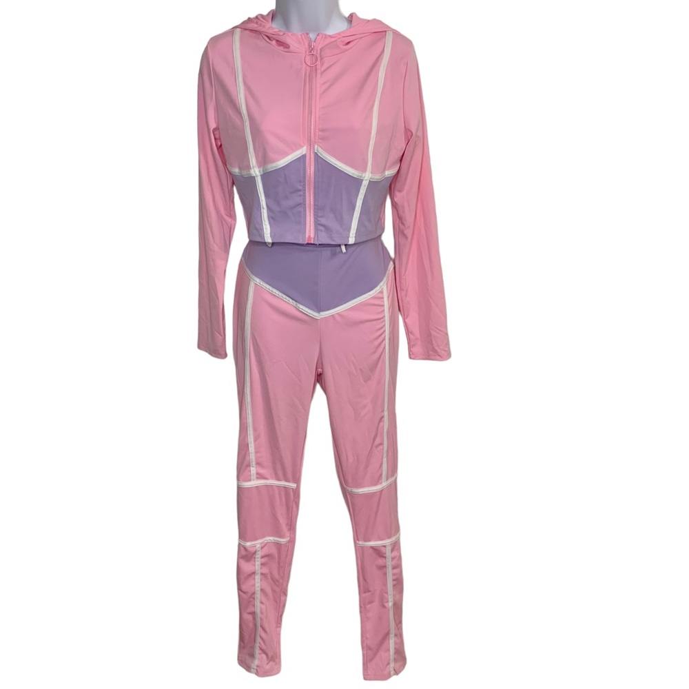 ATHLEISURE 2PC Yoga Set Cosplay  Sz L